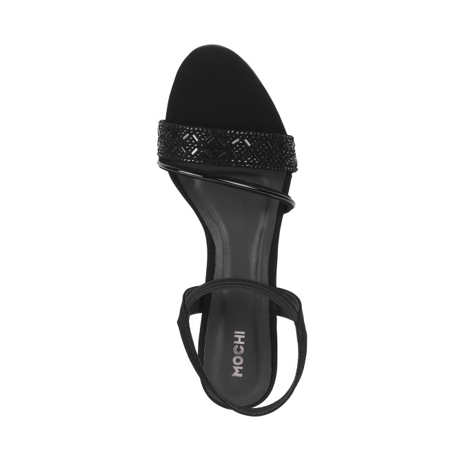 Mochi Women Black Casual Sandals (SKU: 40-239-11-37)