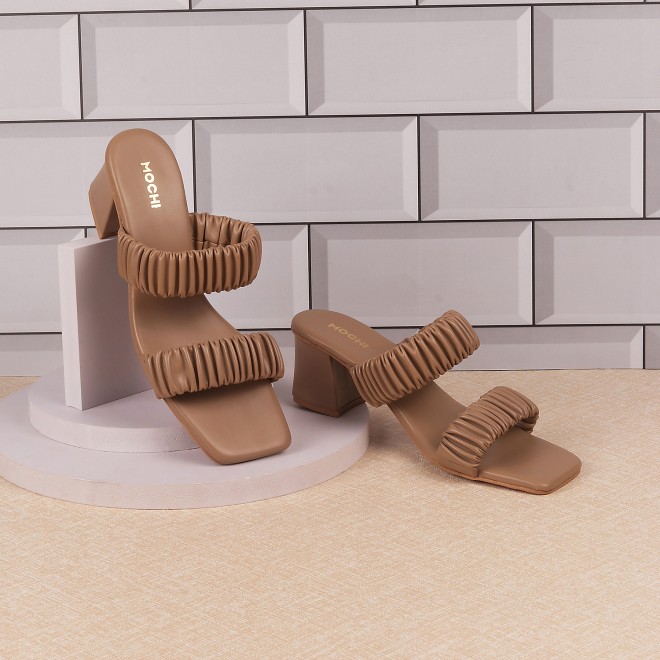 Women Beige Casual Slip Ons