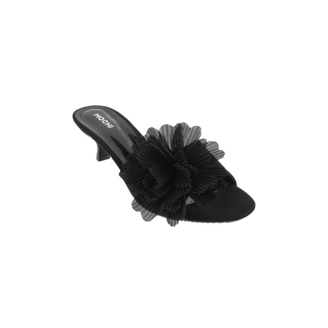 Mochi Women Black Casual Mules (SKU: 40-241-11-37)
