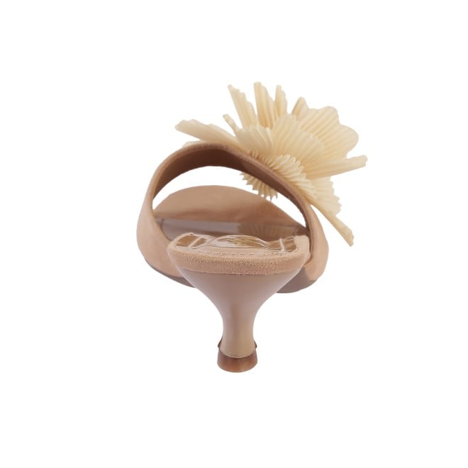 Mochi Women Beige Casual Mules (SKU: 40-241-20-38)