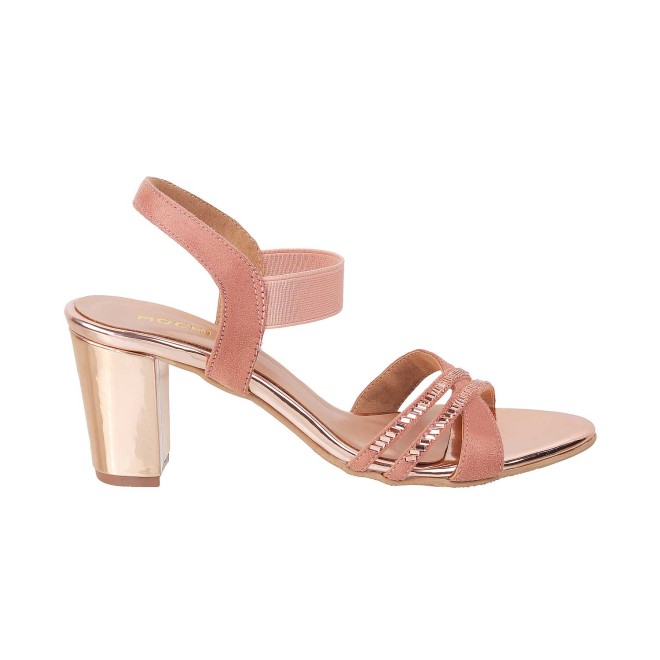 Mochi Women Rose-Gold Party Sandals (SKU: 40-2410-52-36)