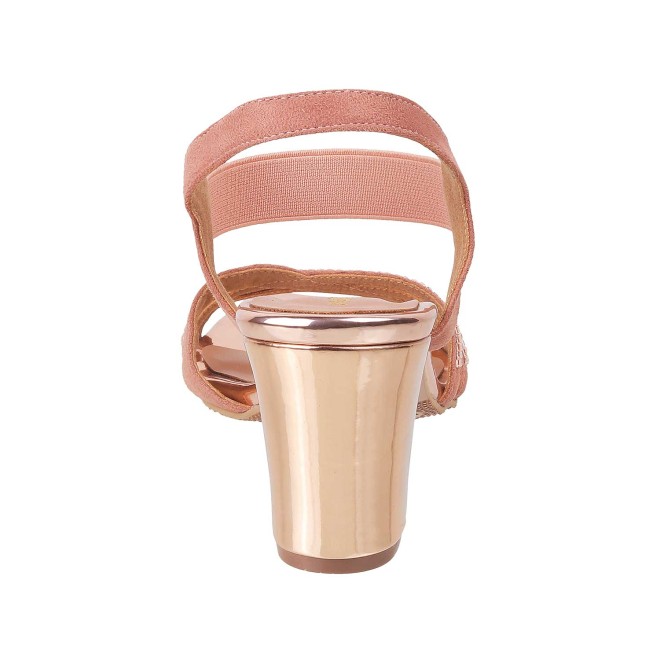 Mochi Women Rose-Gold Party Sandals (SKU: 40-2410-52-36)