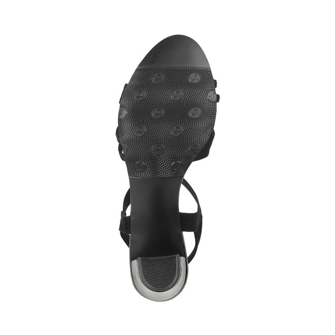 Mochi Women Black Party Sandals (SKU: 40-2410-11-36)