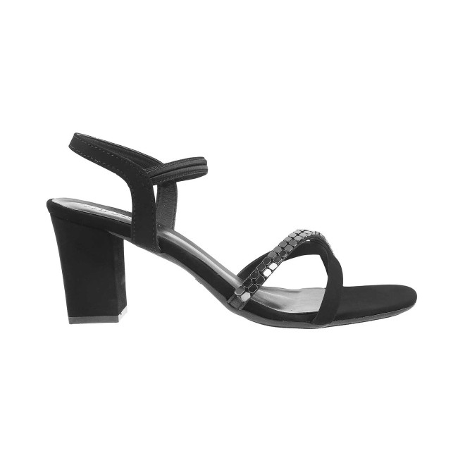 Mochi Women Black Party Sandals (SKU: 40-2442-11-36)