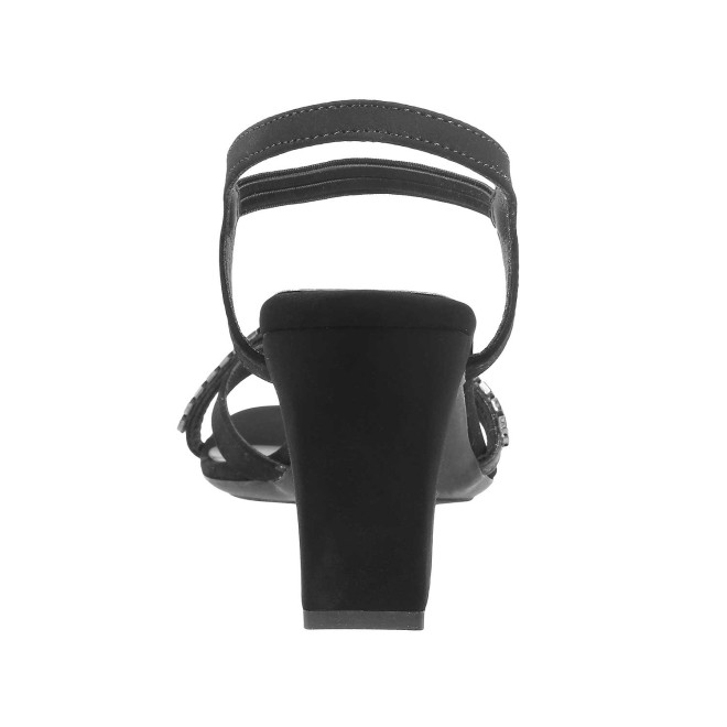 Mochi Women Black Party Sandals (SKU: 40-2442-11-36)