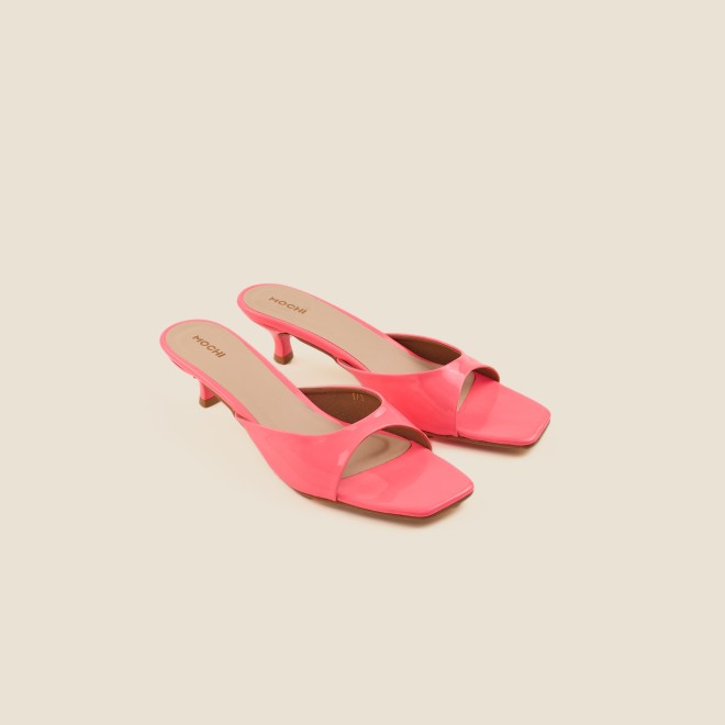 Mochi Women Pink Casual Slides (SKU: 40-2476-24-36)
