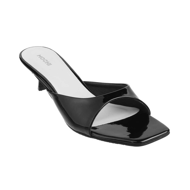 Mochi Women Black Casual Slides (SKU: 40-2476-11-36)