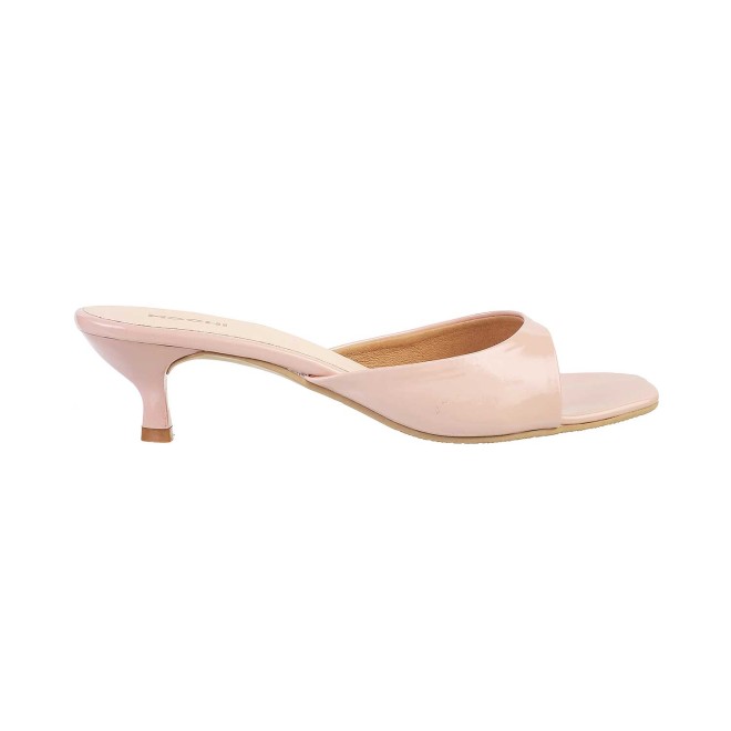 Mochi Women Peach Casual Slides (SKU: 40-2476-80-36)