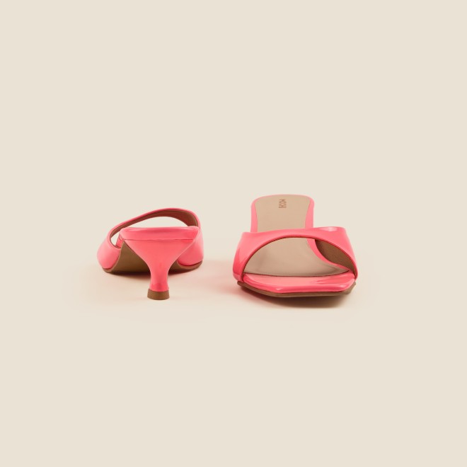 Mochi Women Pink Casual Slides (SKU: 40-2476-24-36)