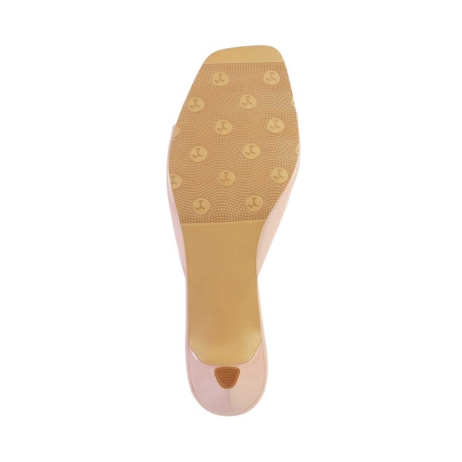 Mochi Women Peach Casual Slides (SKU: 40-2476-80-36)