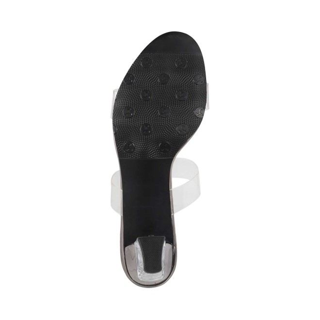 Mochi Women Gun-Metal Casual Sandals (SKU: 40-2508-29-36)