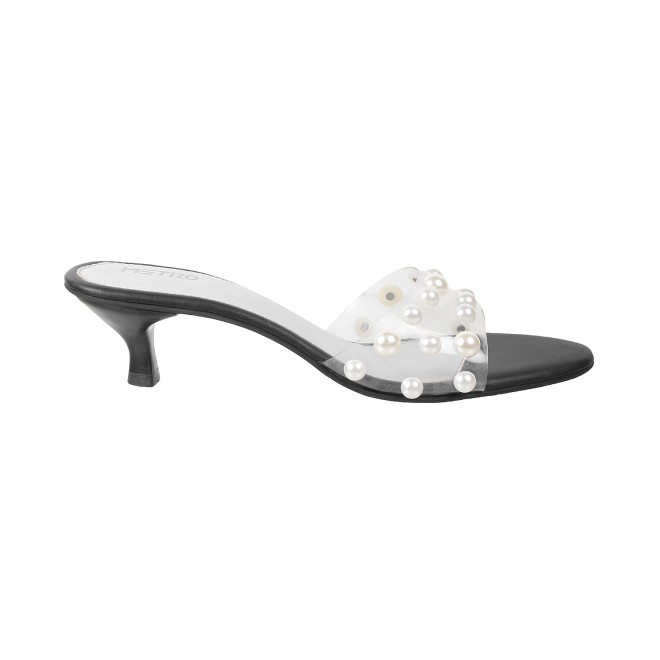 Mochi Women Black Casual Slip Ons (SKU: 40-2518-11-38)