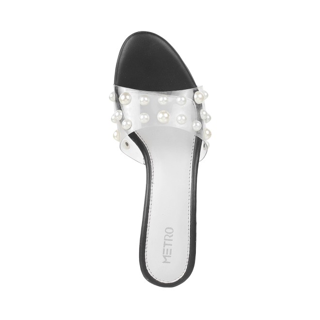 Mochi Women Black Casual Slip Ons (SKU: 40-2518-11-38)