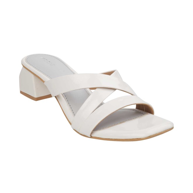 Mochi Women White Casual Slip Ons (SKU: 40-2519-16-36)