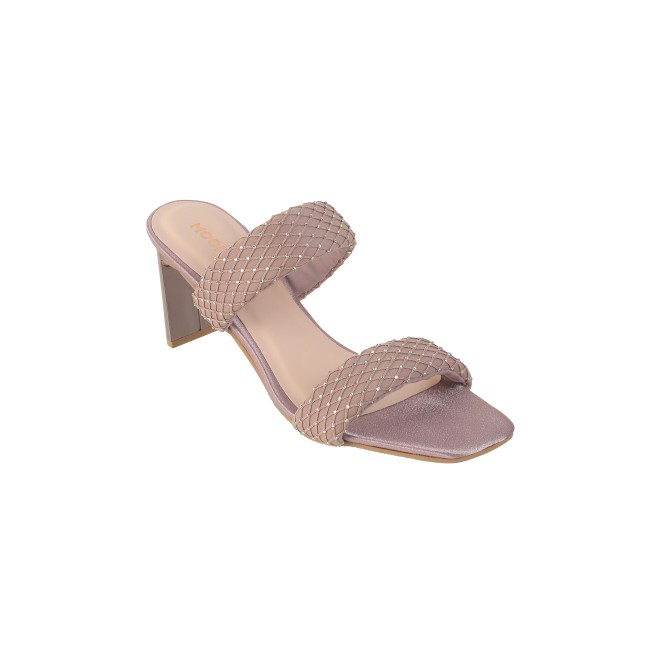 Mochi Women Pink Casual Slip Ons