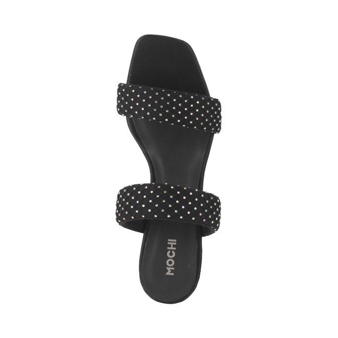 Mochi Women Black Casual Slip Ons (SKU: 40-252-11-36)