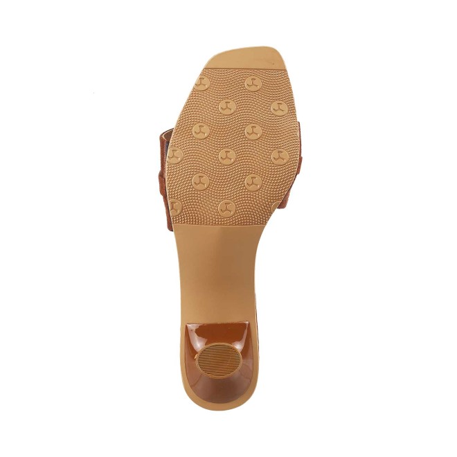 Mochi Women Tan Casual Slip Ons (SKU: 40-2523-23-39)