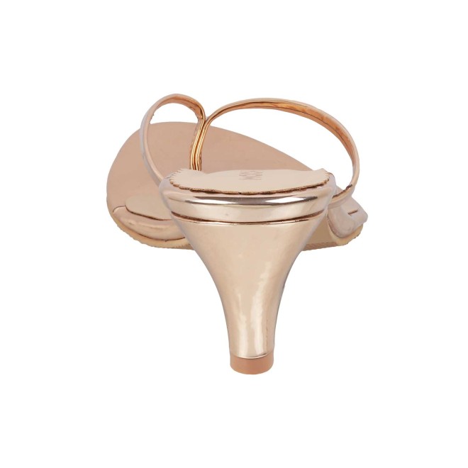 Mochi Women Rose-Gold Casual Sandals (SKU: 40-2527-52-37)