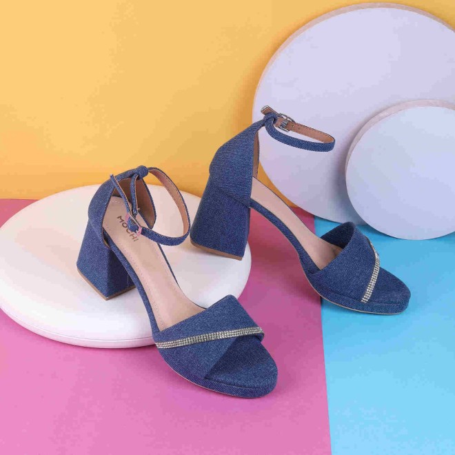 Mochi Women Blue-navy Casual Sandals (SKU: 40-254-17-37)