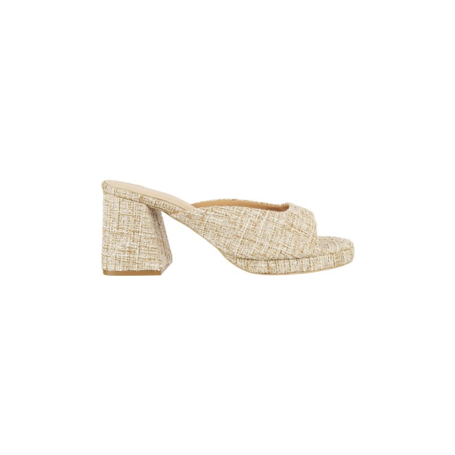 Mochi Women Beige Casual Sandals (SKU: 40-255-20-39)
