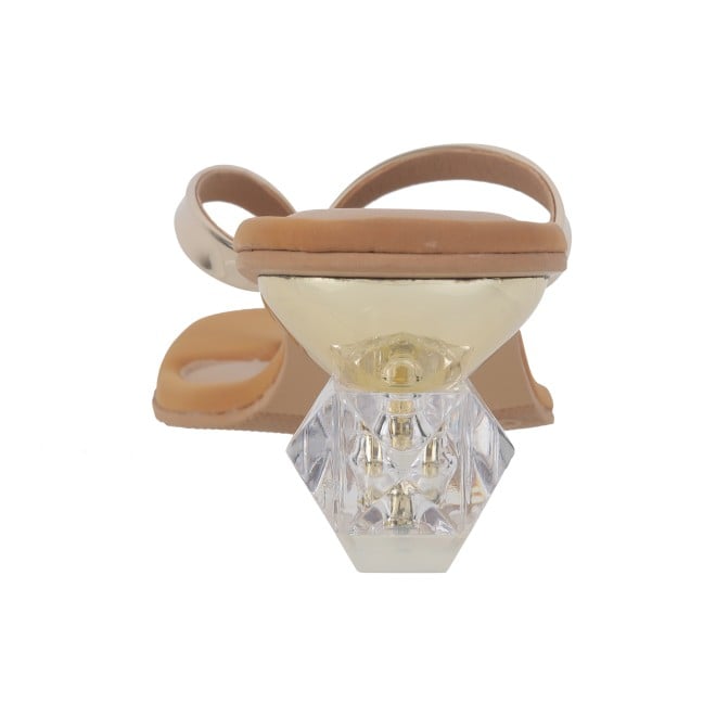 Mochi Women Gold Casual Slip Ons (SKU: 40-280-15-37)