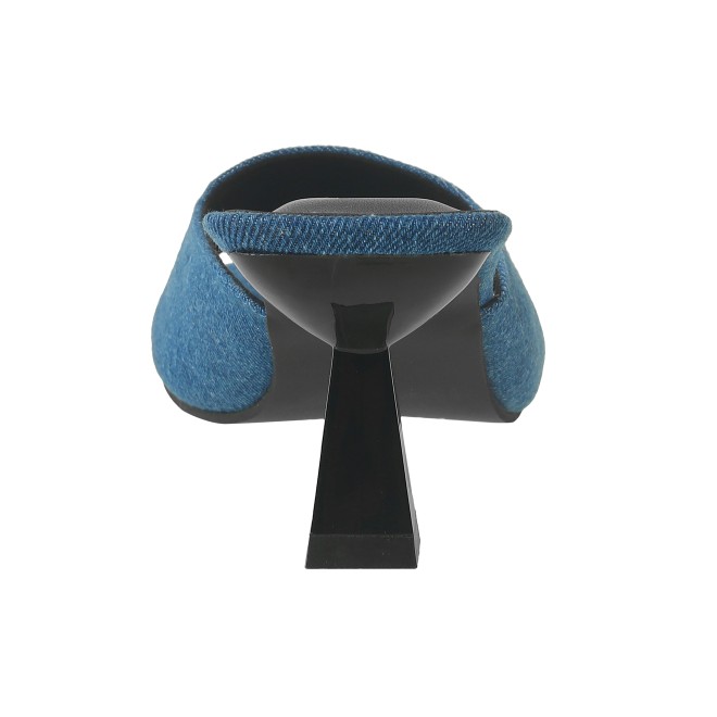 Mochi Women Blue Ethnic Slip Ons (SKU: 40-283-45-37)