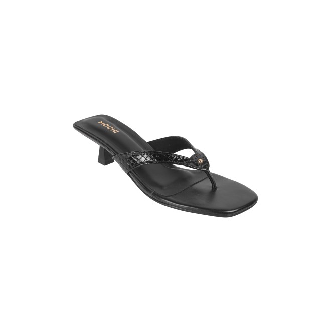 Mochi Women Black Casual Slippers (SKU: 40-285-11-38)