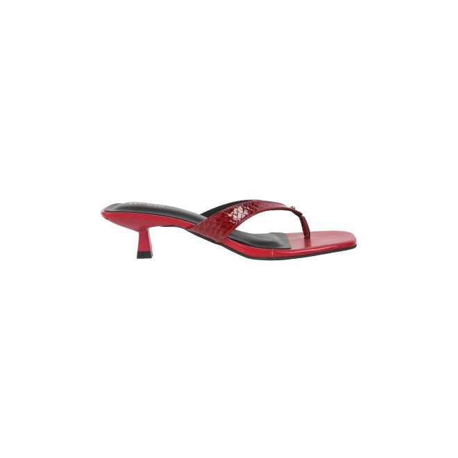 Mochi Women Red Casual Slippers (SKU: 40-285-18-37)