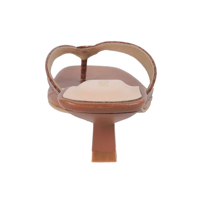 Mochi Women Brown Casual Slippers (SKU: 40-285-12-39)
