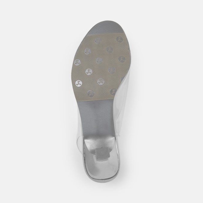 Mochi Women Silver Party Sandals (SKU: 40-297-27-36)