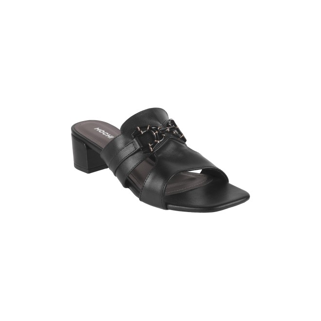 Mochi Women Black Casual Slip Ons (SKU: 40-304-11-36)