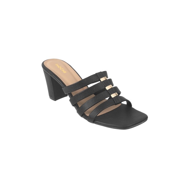 Mochi Women Black Casual Slip Ons (SKU: 40-309-11-37)