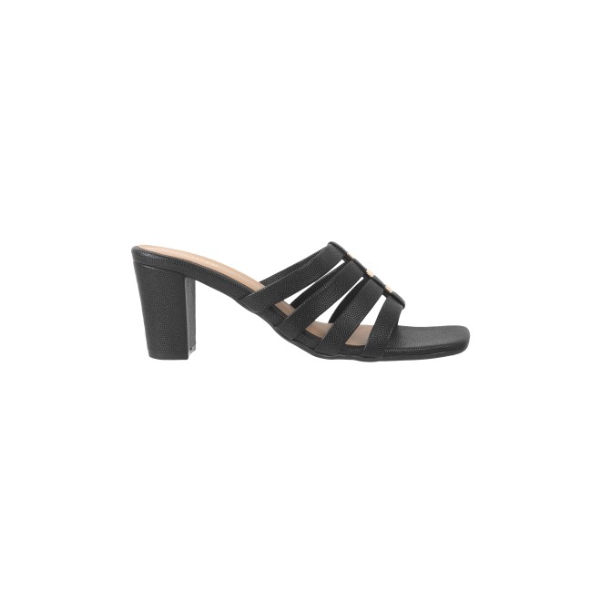 Mochi Women Black Casual Slip Ons (SKU: 40-309-11-37)