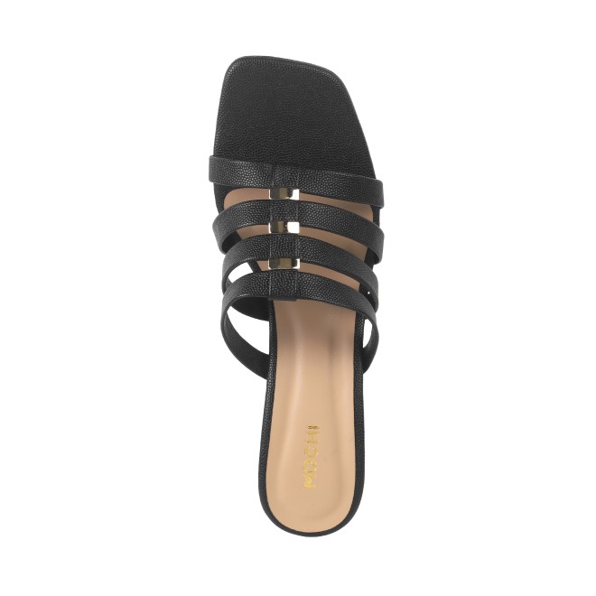 Mochi Women Black Casual Slip Ons (SKU: 40-309-11-37)