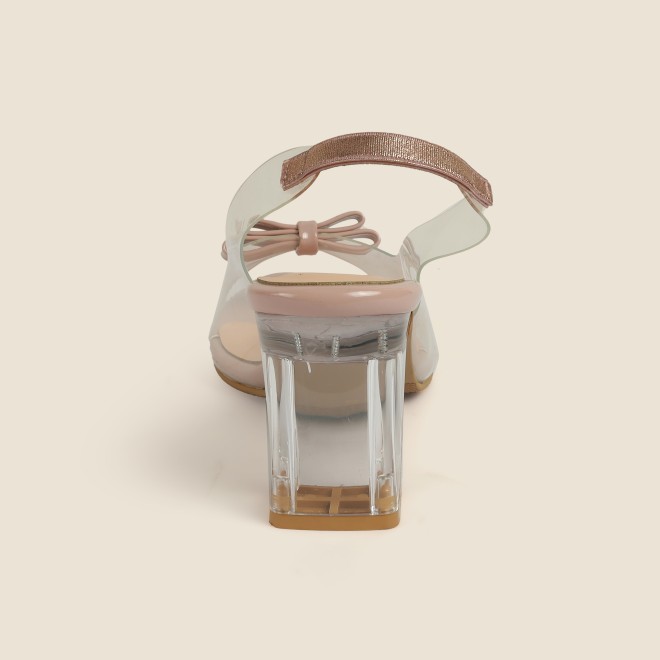 Mochi Women Peach Casual Sandals (SKU: 40-342-80-37)