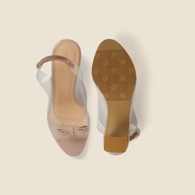 Mochi Women Peach Casual Sandals (SKU: 40-342-80-37)