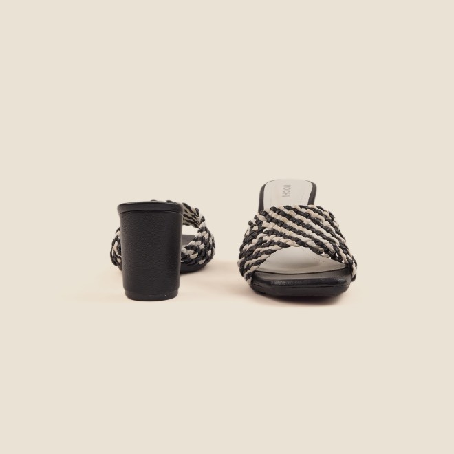 Mochi Women Black Casual Slip Ons (SKU: 40-344-11-36)