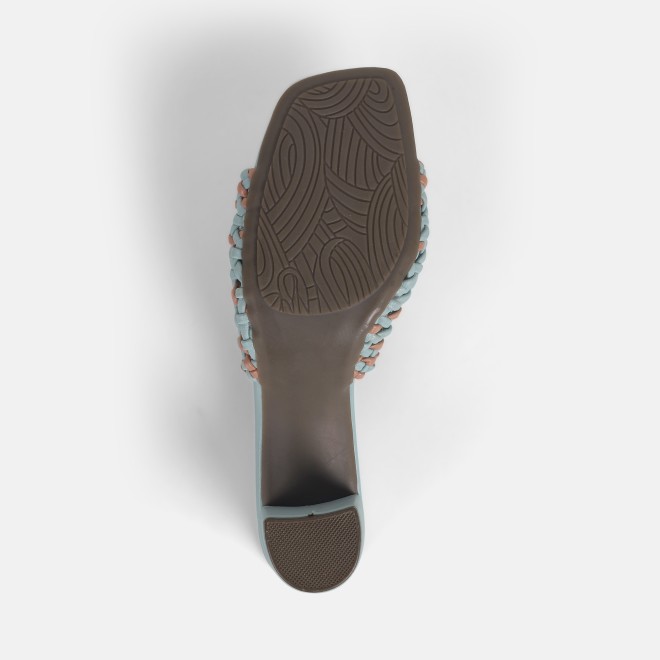 Mochi Women Blue Casual Slip Ons (SKU: 40-344-45-36)