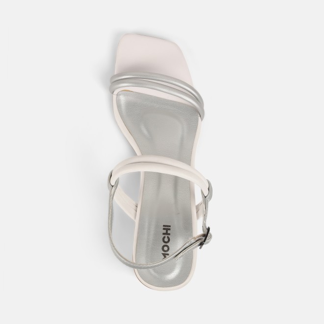 Mochi Women Silver Casual Sandals (SKU: 40-346-27-36)