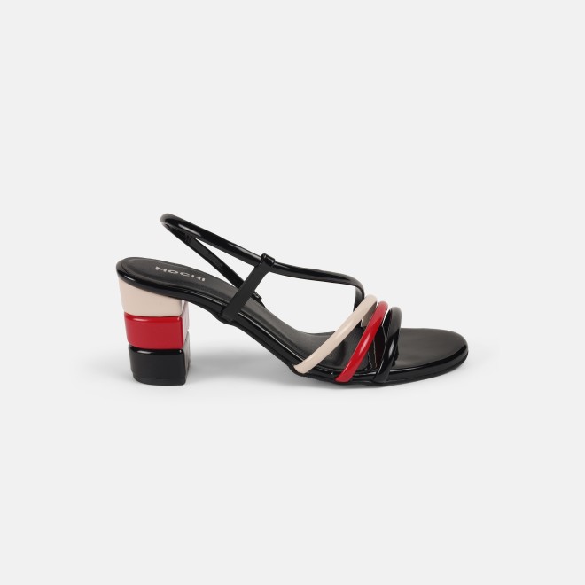 Mochi Women Black Casual Sandals (SKU: 40-351-11-37)