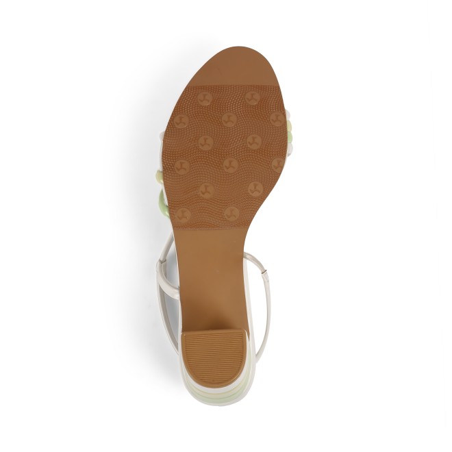Mochi Women White Casual Sandals (SKU: 40-351-16-37)