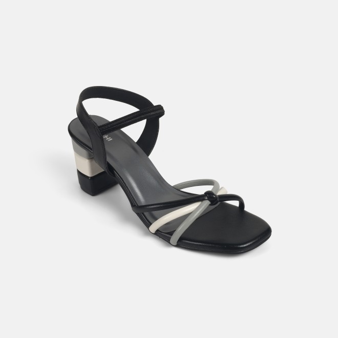 Mochi Women Black Casual Sandals