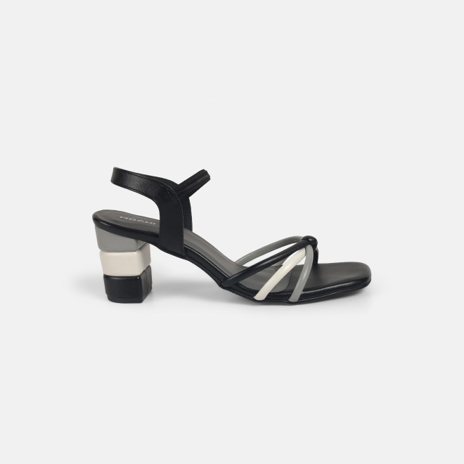 Mochi Women Black Casual Sandals (SKU: 40-352-11-37)
