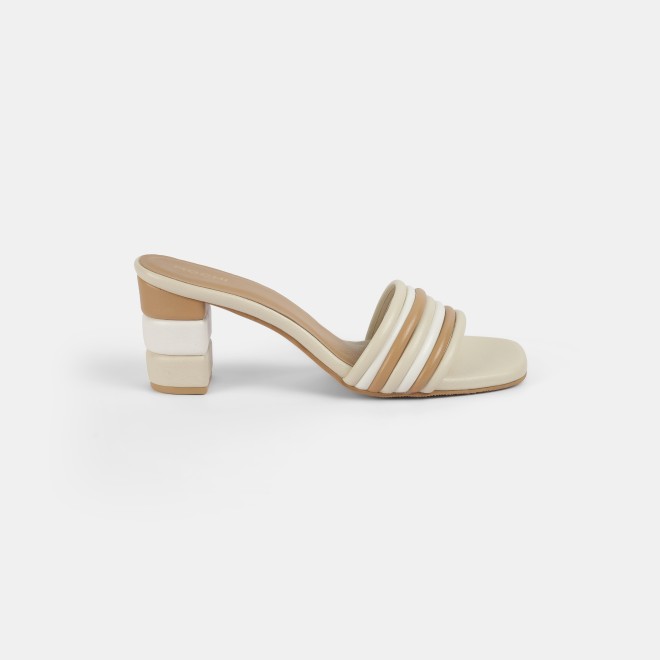 Mochi Women Beige Casual Slip Ons (SKU: 40-353-20-36)