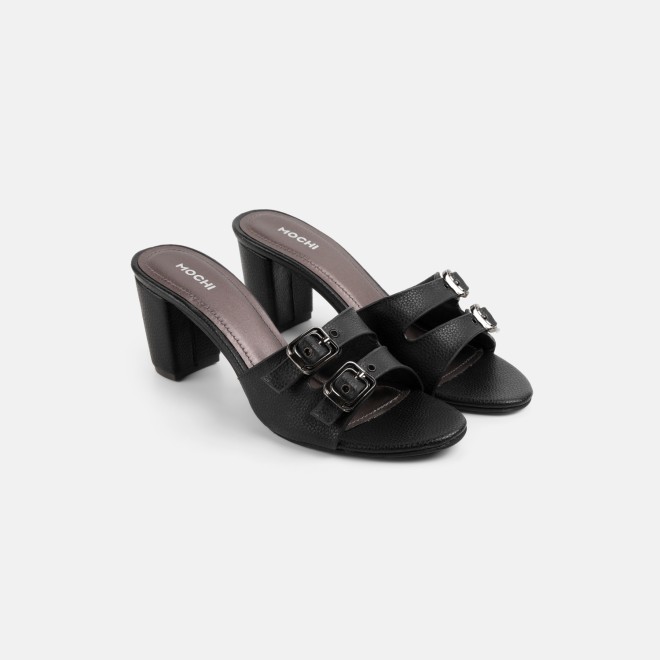 Mochi Women Black Casual Sandals (SKU: 40-354-11-36)