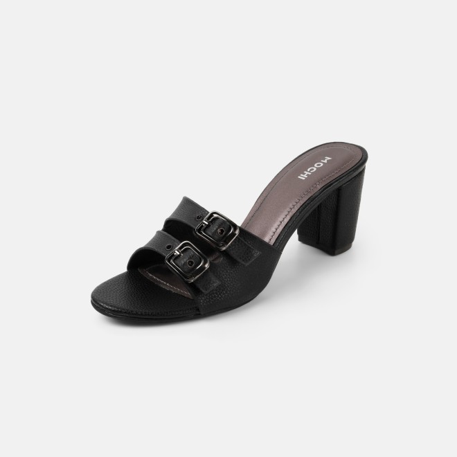 Mochi Women Black Casual Sandals (SKU: 40-354-11-36)