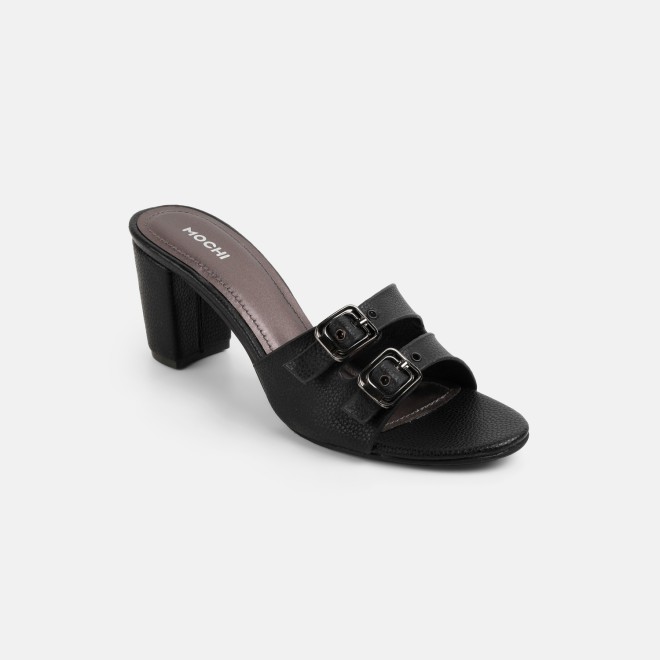 Mochi Women Black Casual Sandals (SKU: 40-354-11-36)