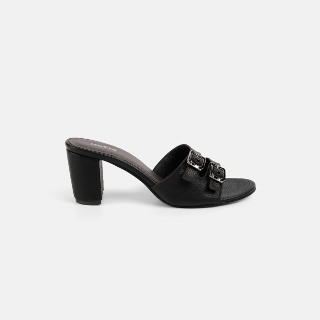 Mochi Women Black Casual Sandals (SKU: 40-354-11-36)