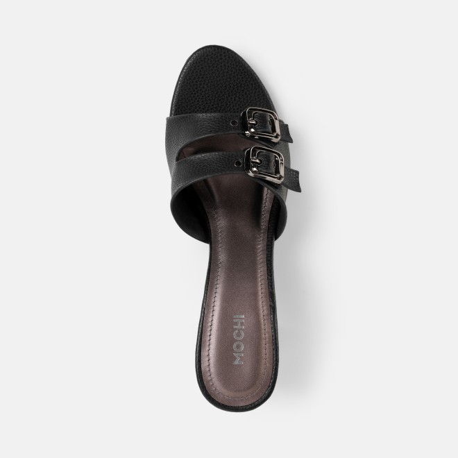 Mochi Women Black Casual Sandals (SKU: 40-354-11-36)