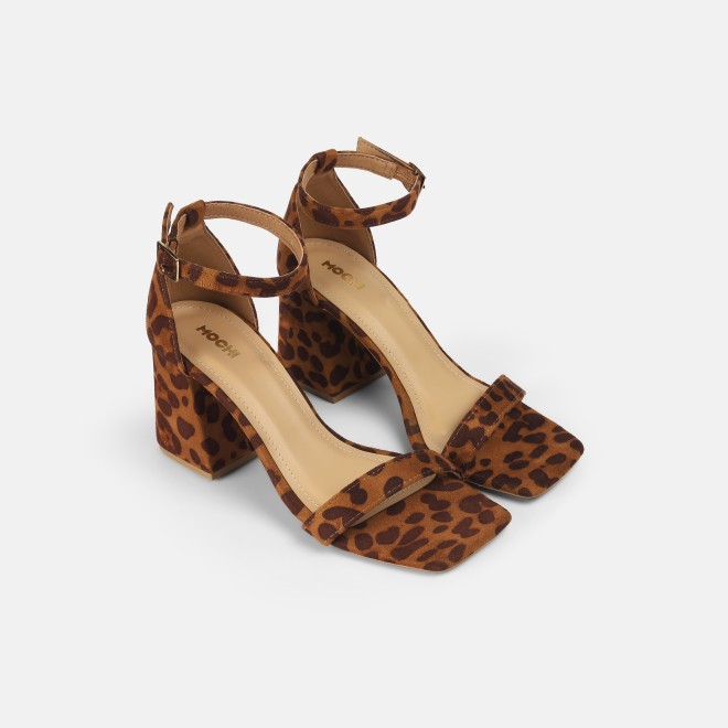 Mochi Women Tan Party Sandals (SKU: 40-358-23-37)